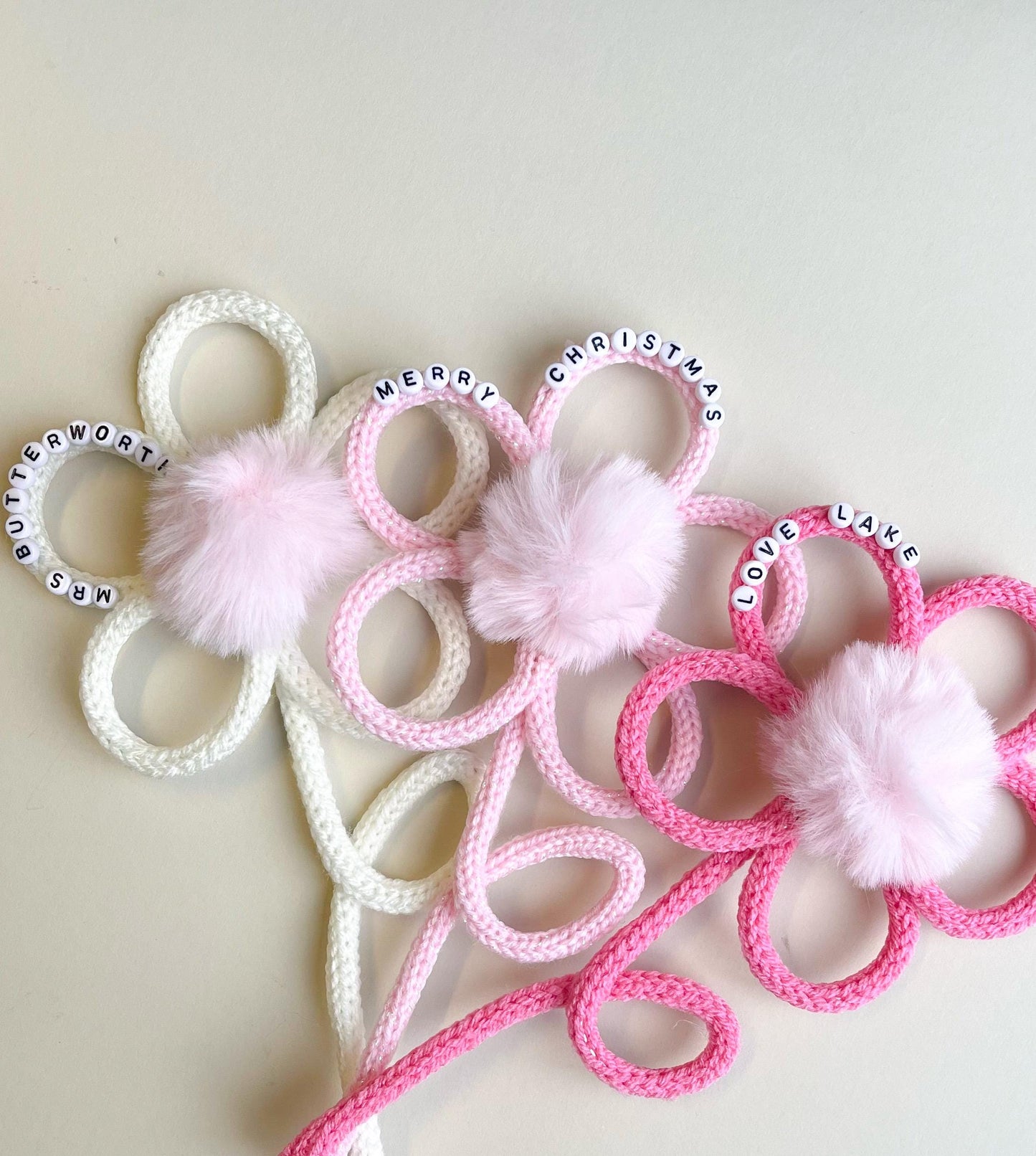 Personalized Knitted Wire Flower Gift