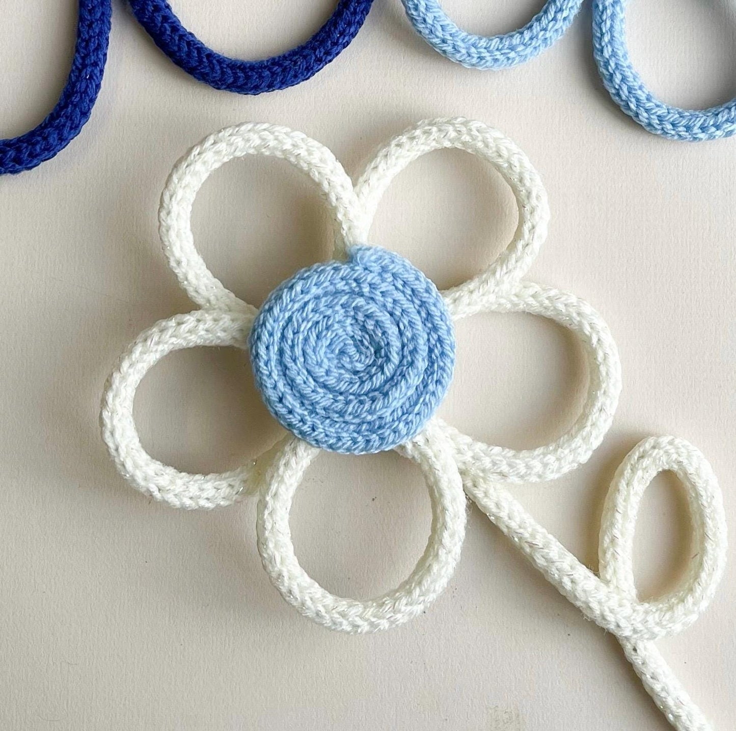 Knitted Wire Flower