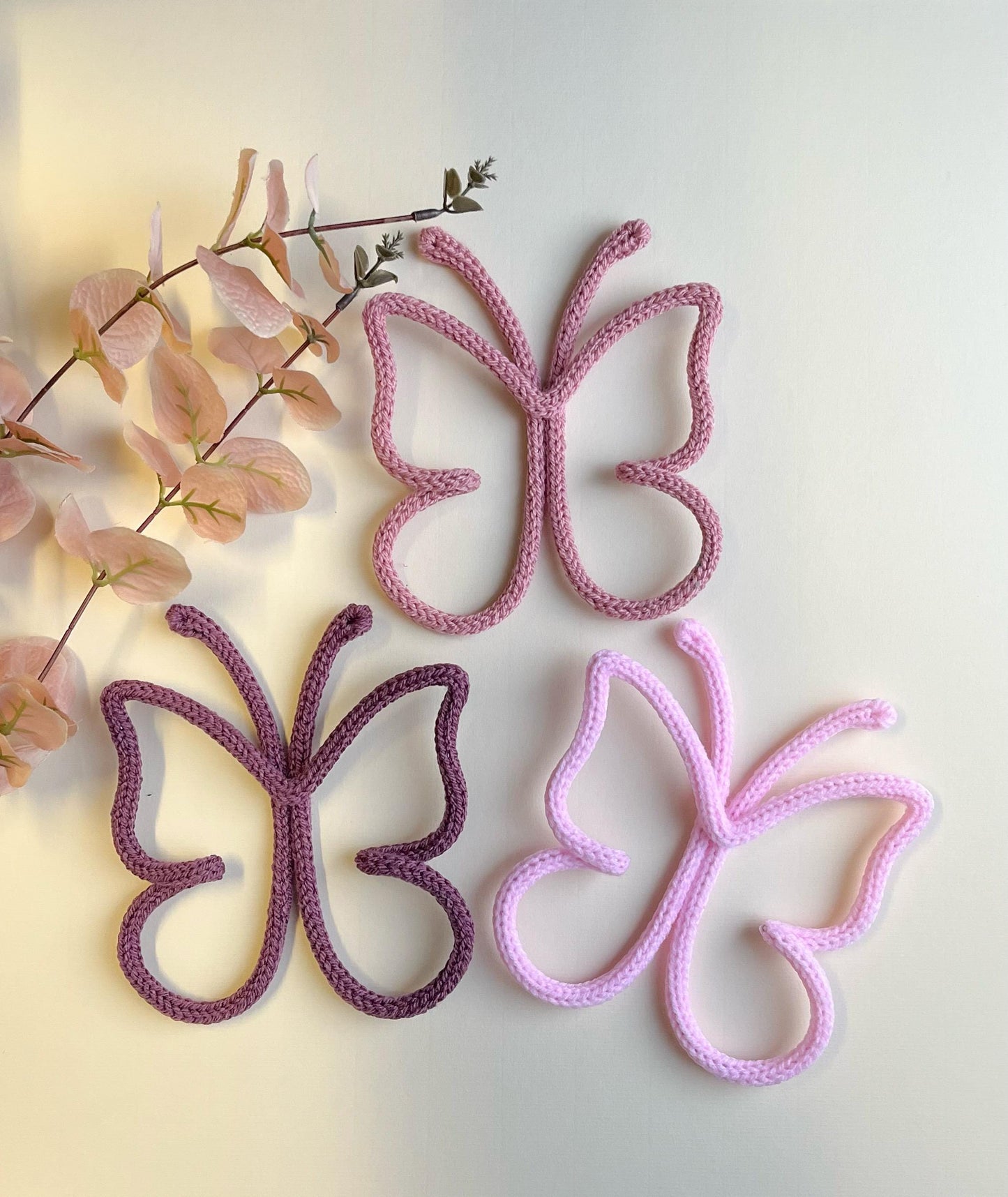 Knitted Wire Butterfly