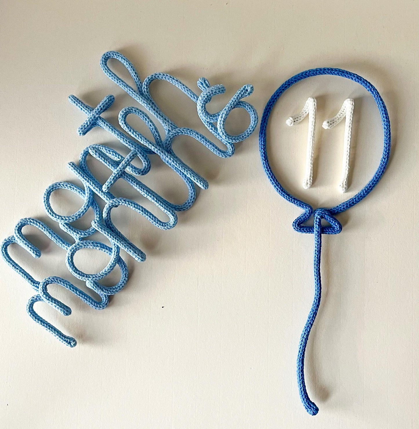 Knitted Wire Baby Milestone Set
