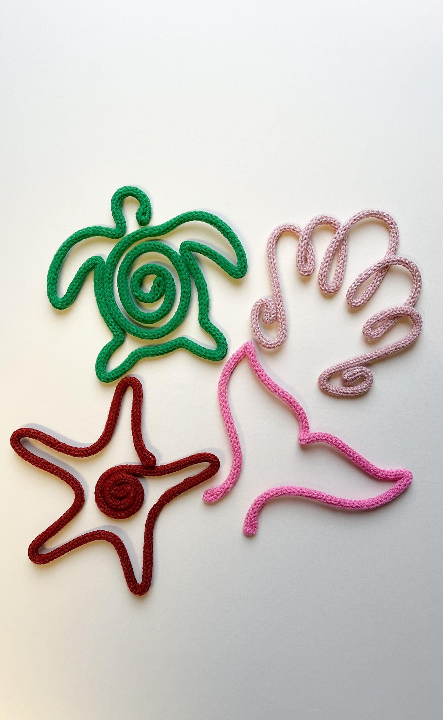 Knitted Wire Sealife: Coastal Kids Room Decor