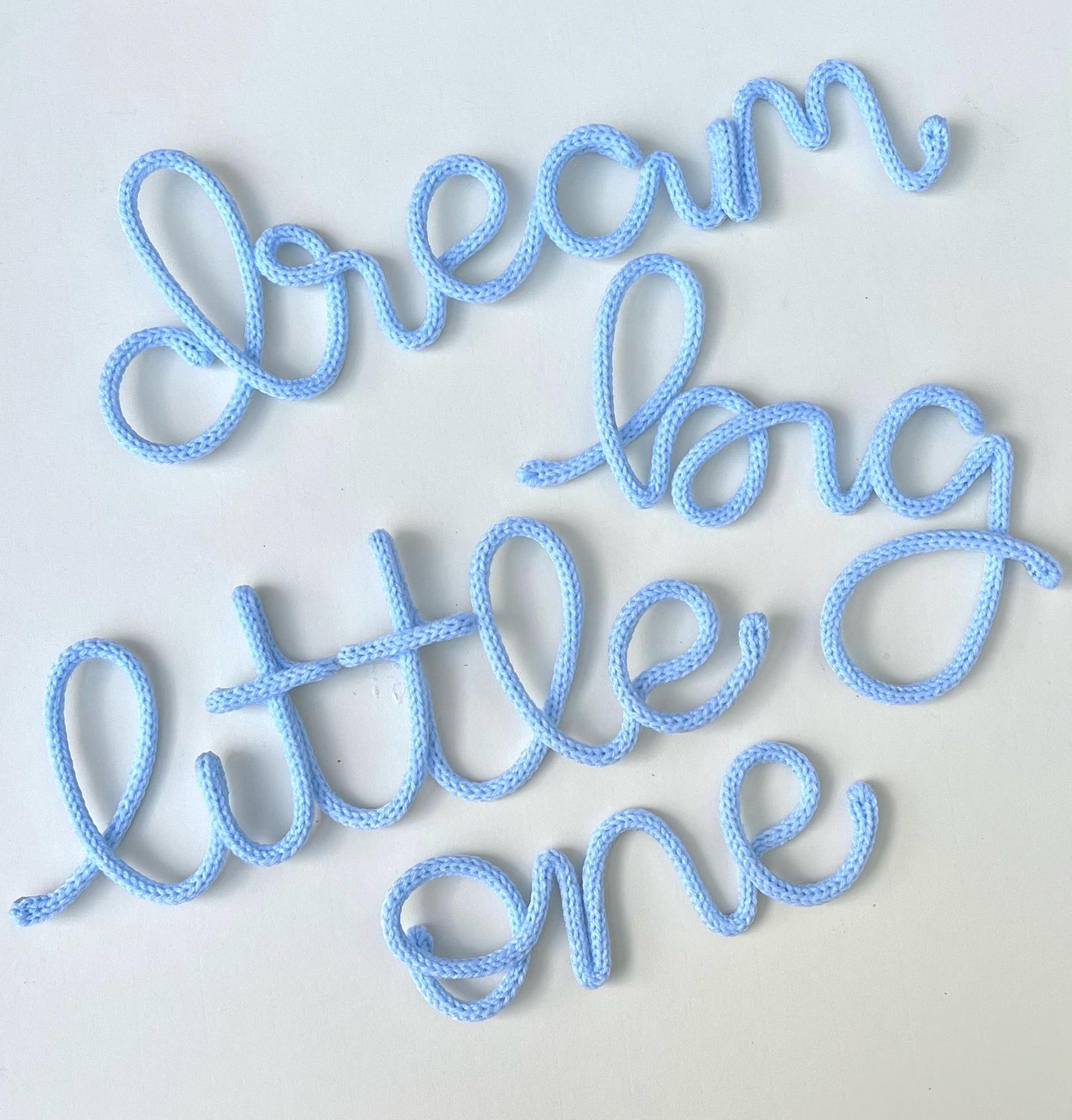 Dream Big Little One Wire Nursery Sign