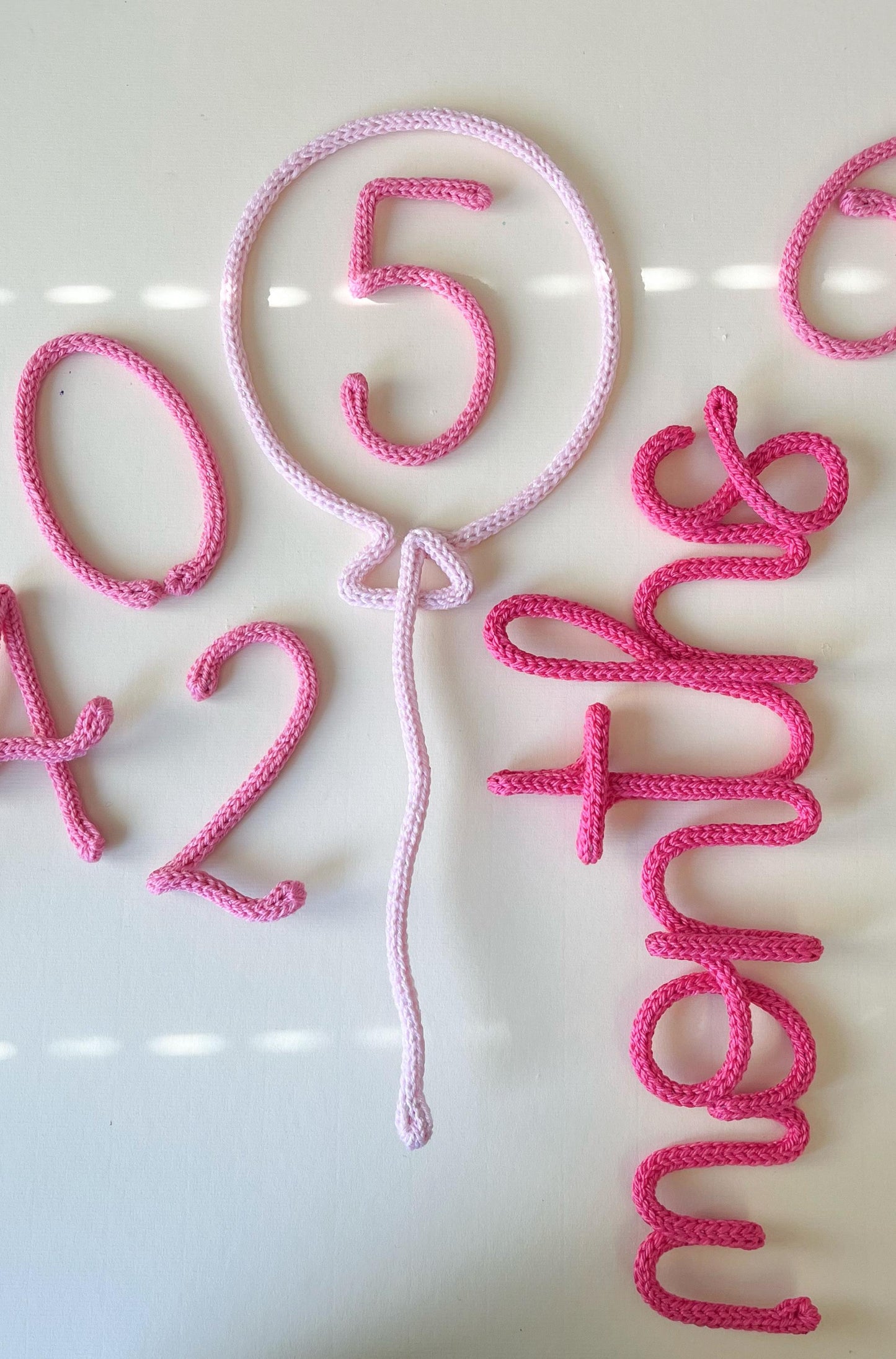 Knitted Wire Baby Milestone Set