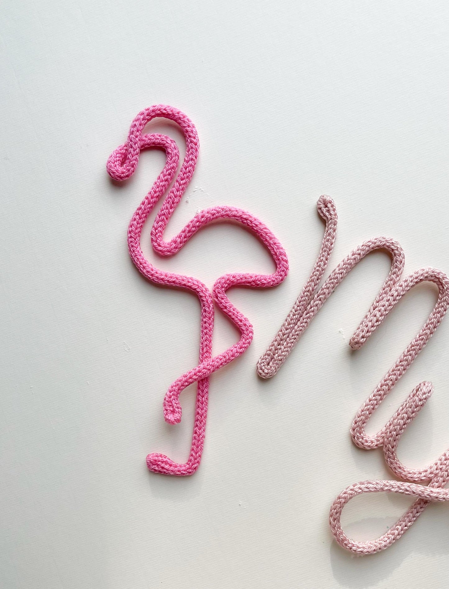 Knitted Wire Flamingo