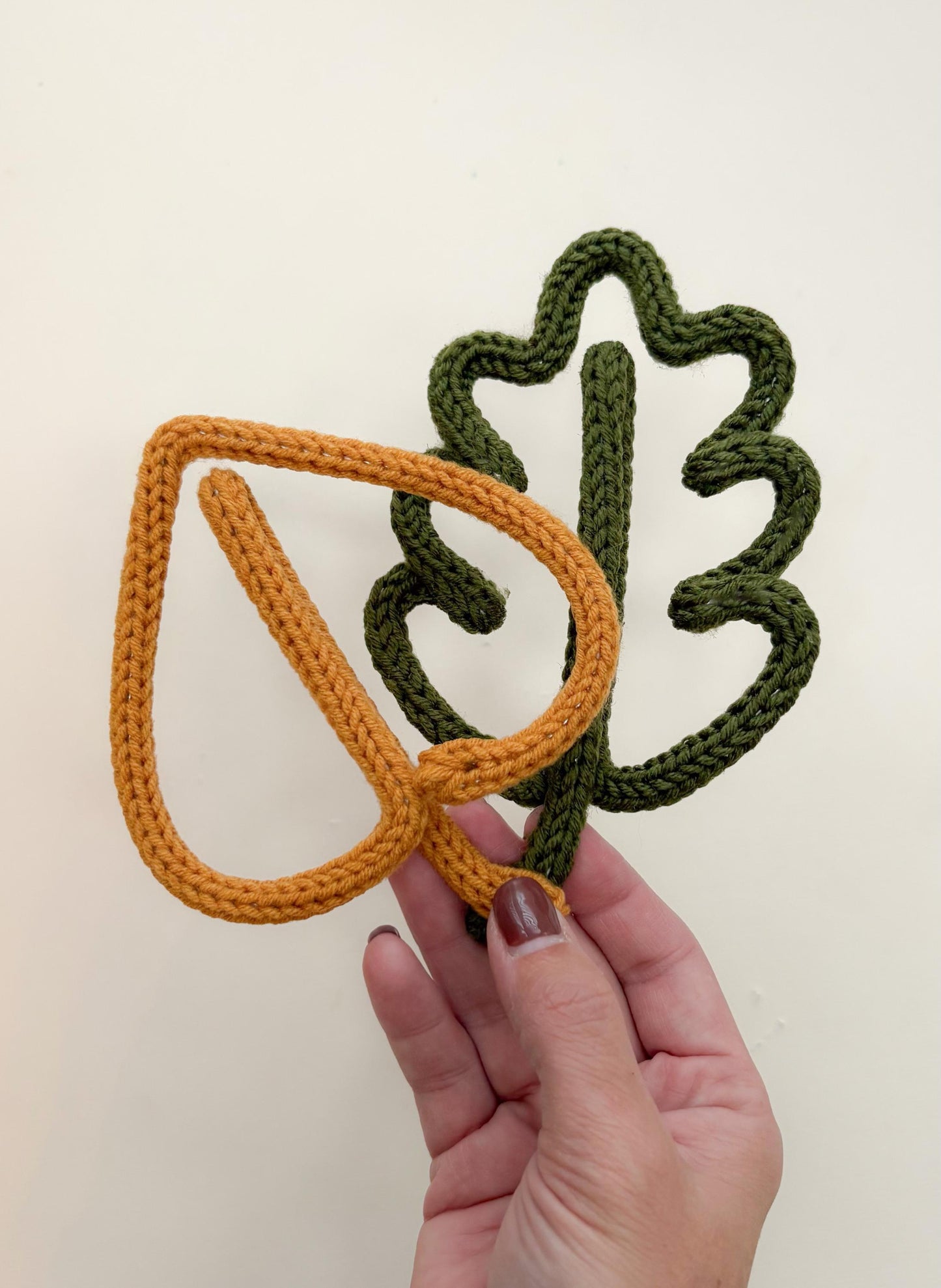 Knitted wire woodland pieces