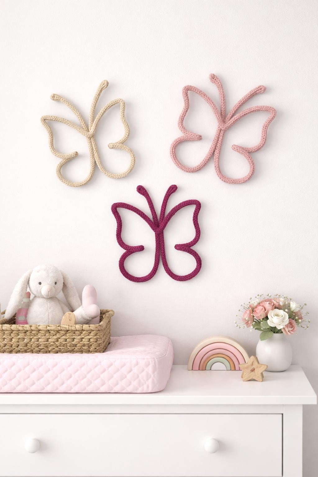 Knitted Wire Butterfly