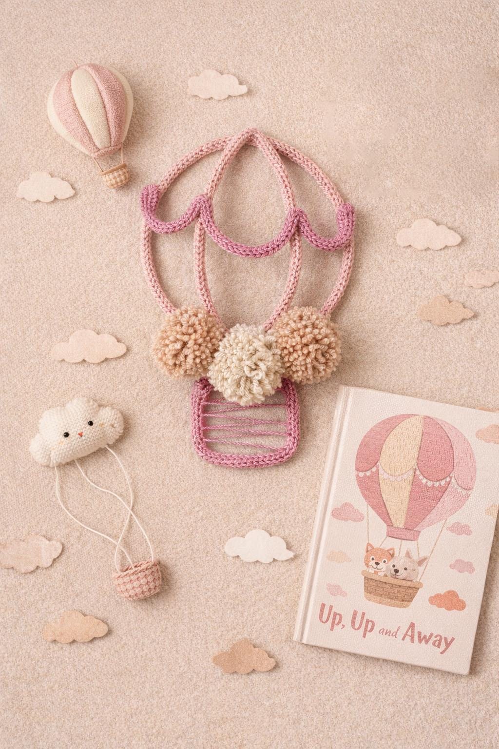 Knitted Wire Hot Air Balloon