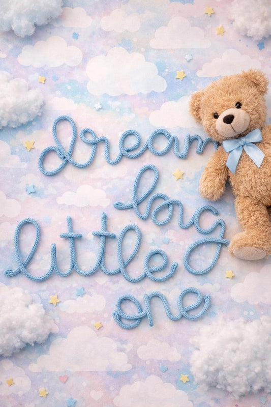 Dream Big Little One Wire Nursery Sign