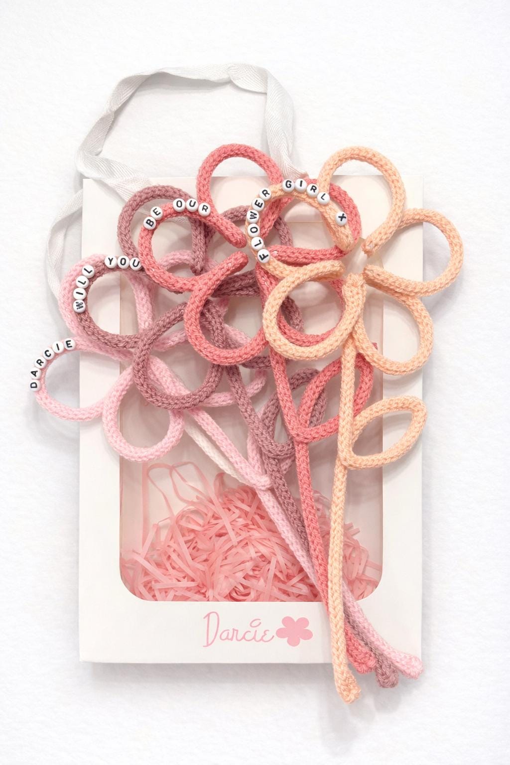 Personalized Knitted Wire Flower