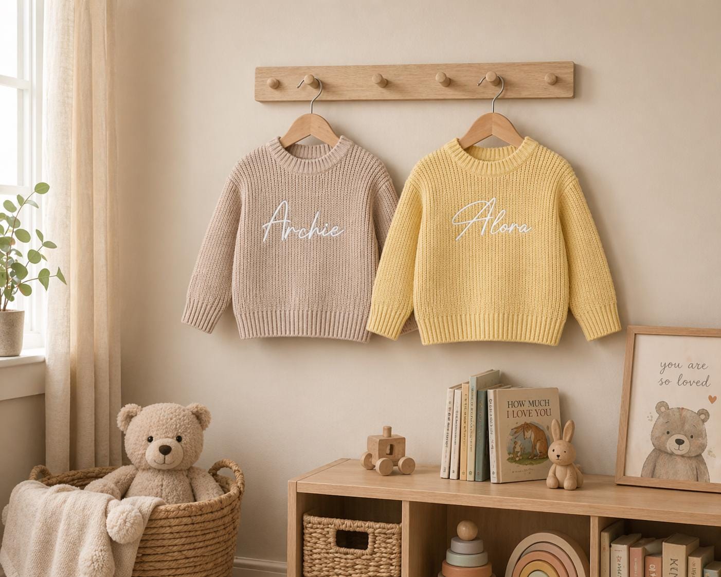 Personalised Embroidered Knit Jumper