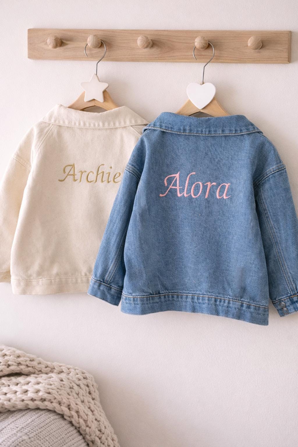Personalised Kids Denim Jacket