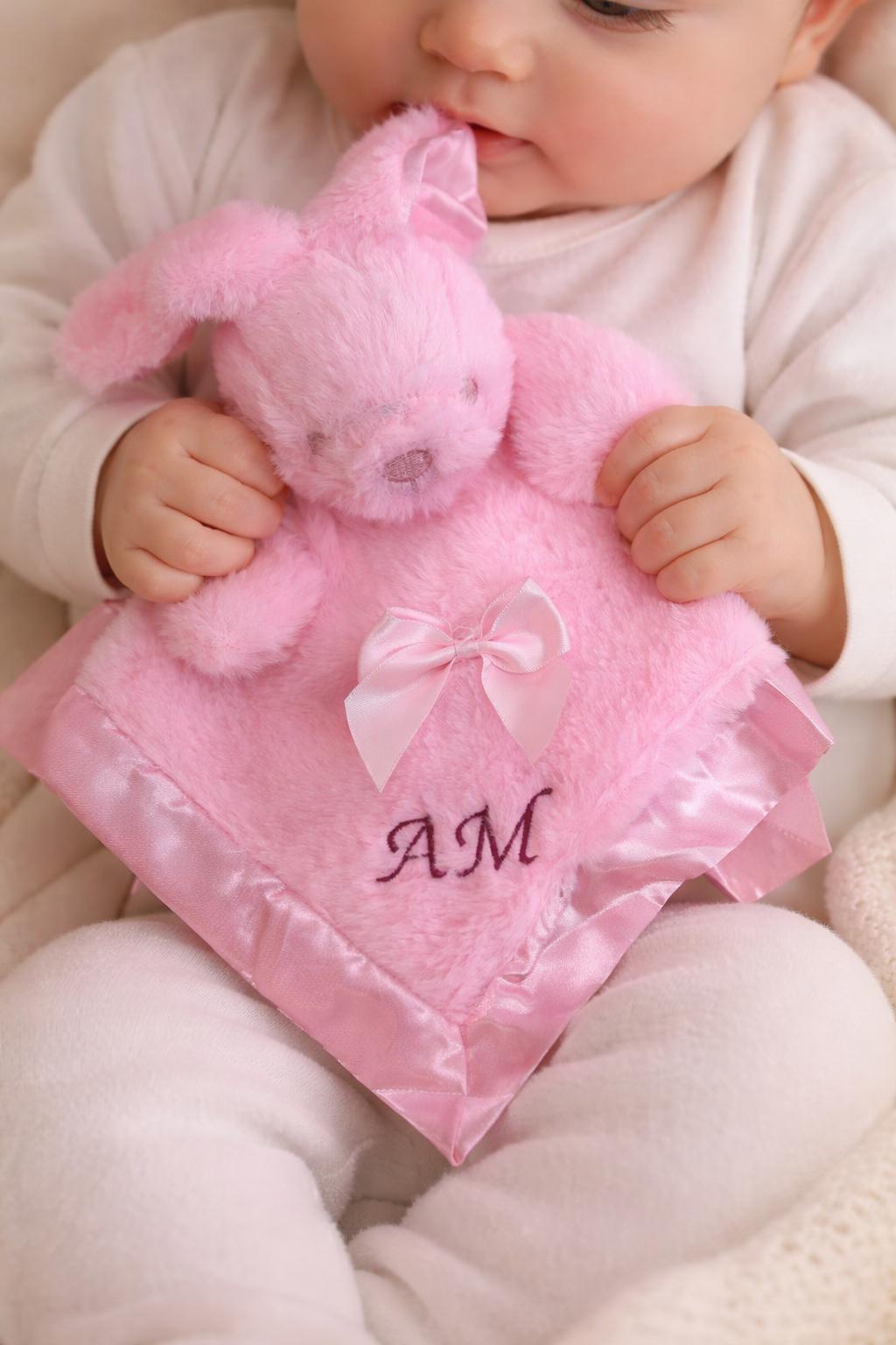 Personalized Baby Bunny Comforter