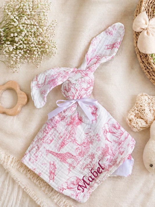 Safari Print Personalised Bunny Comforter