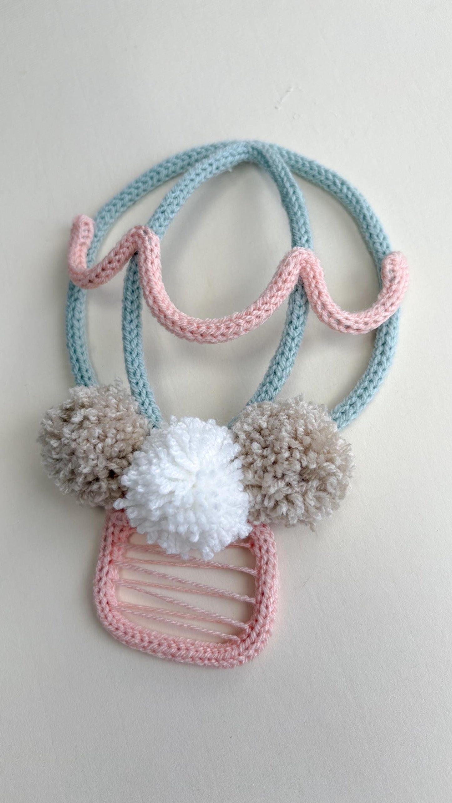 Knitted Wire Hot Air Balloon