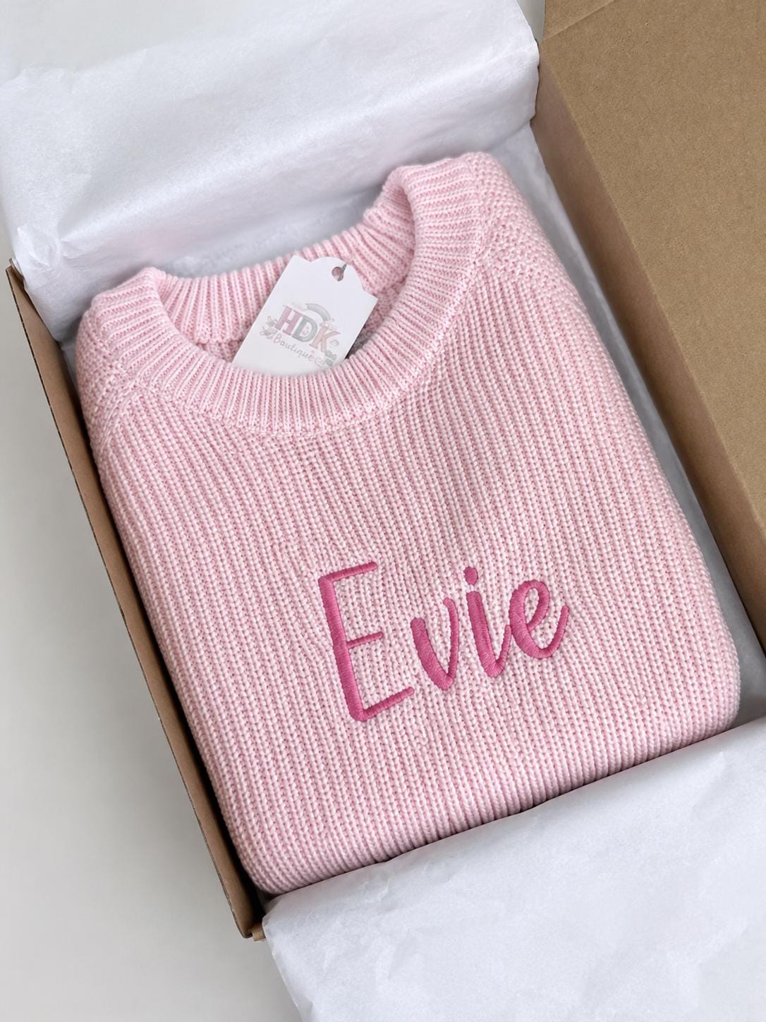 Personalised Embroidered Knit Jumper